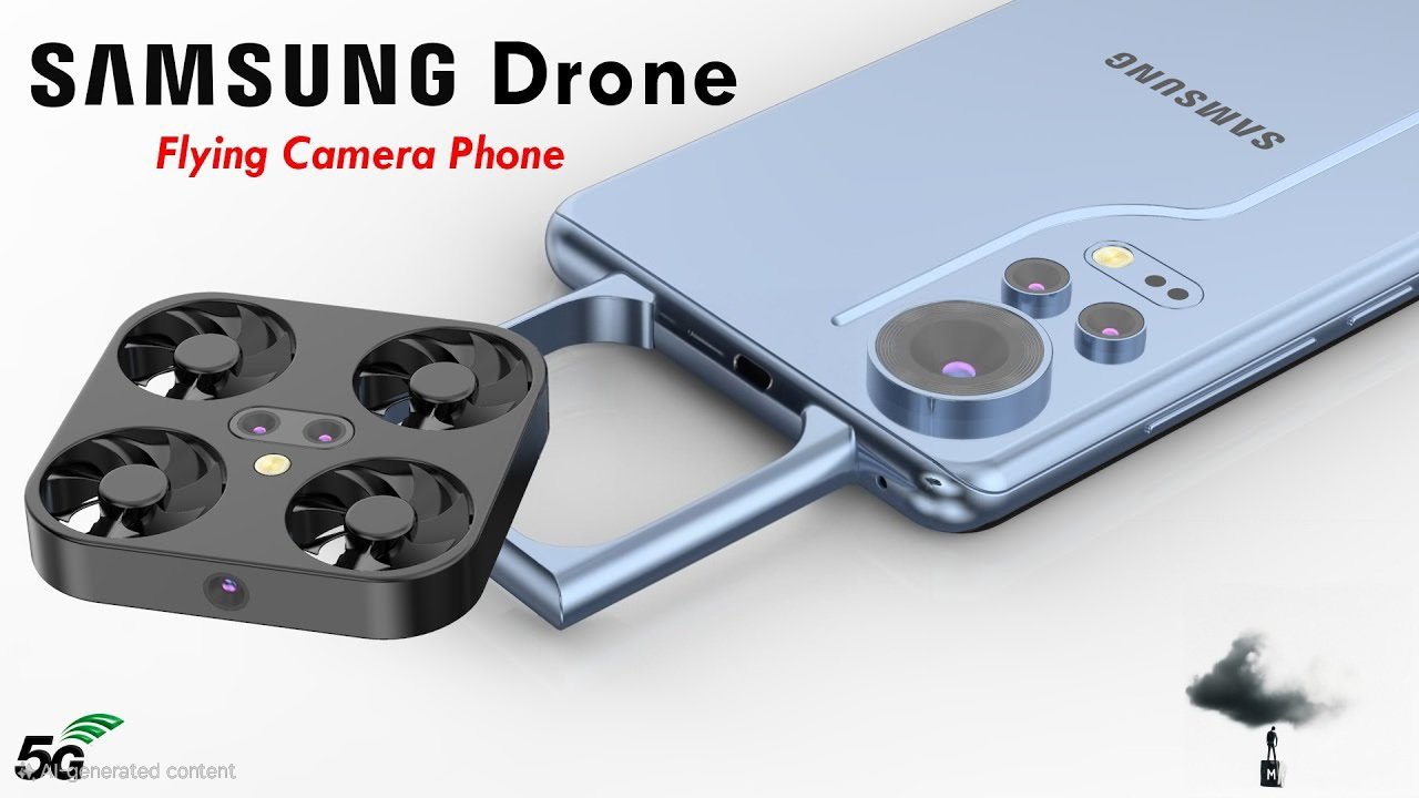 Samsung flying drone camera smartphone